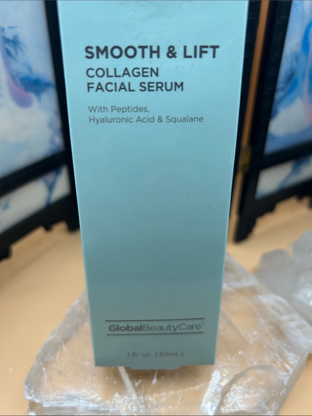 GlobalBeautyCare Smooth & Lift Collagen Facial Serum — Light Blue